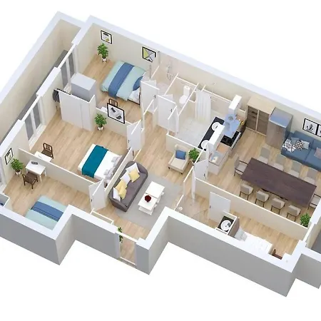 Appartement Climatisé Gare Stcharles 4 Grand Balcon / Experience-immo *